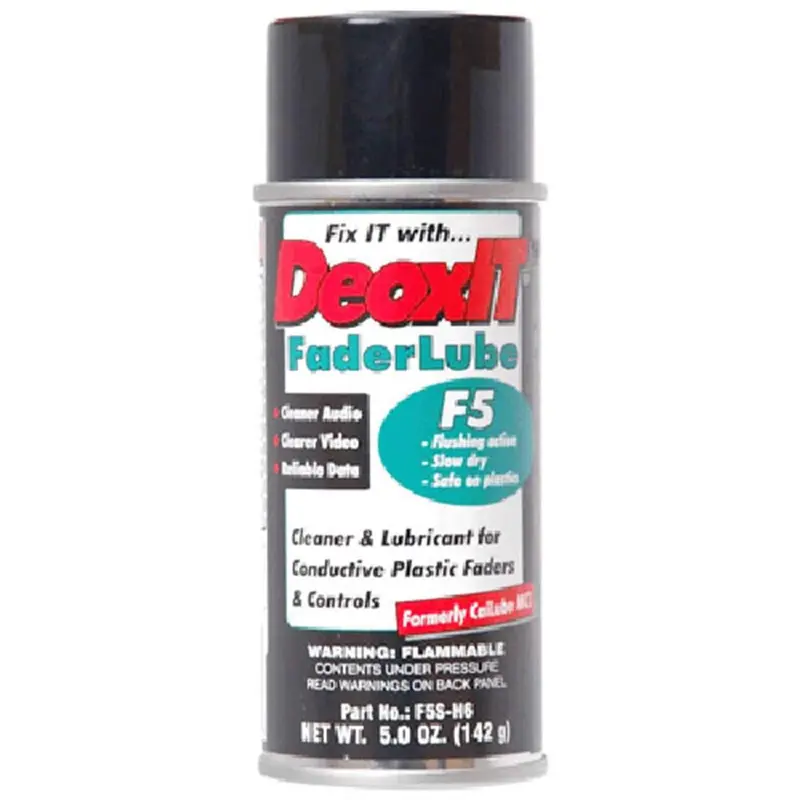 DeoxIT Fader Lubricant Aerosol Spray 5 oz