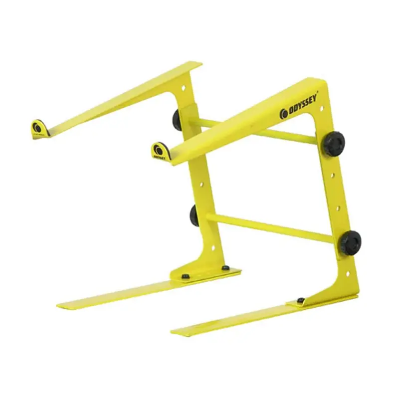 Odyssey LSTANDYELLOW Yellow DJ Laptop Stand W Clmp