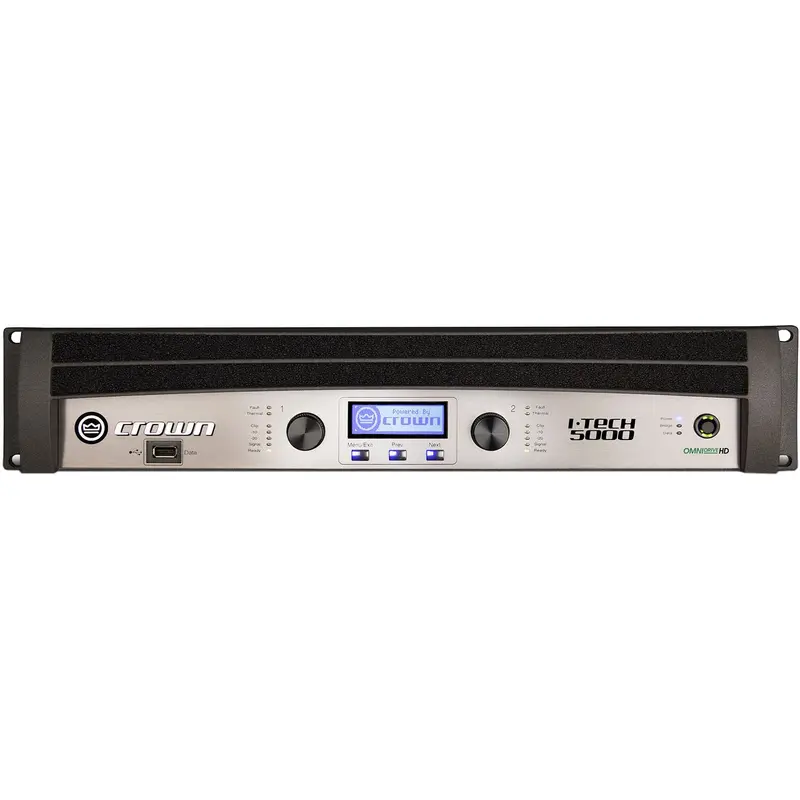 Crown IT5000HD 2 Channel 2500 Watt 4 Ohm Power Amplifier