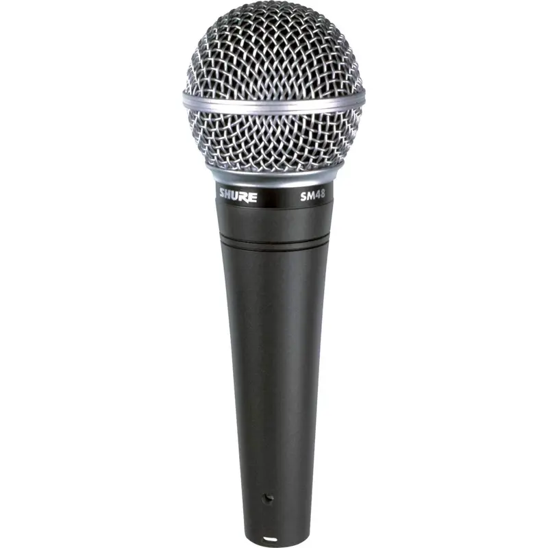 Shure SM48-LC Cardioid Dynamic Handheld Microphone