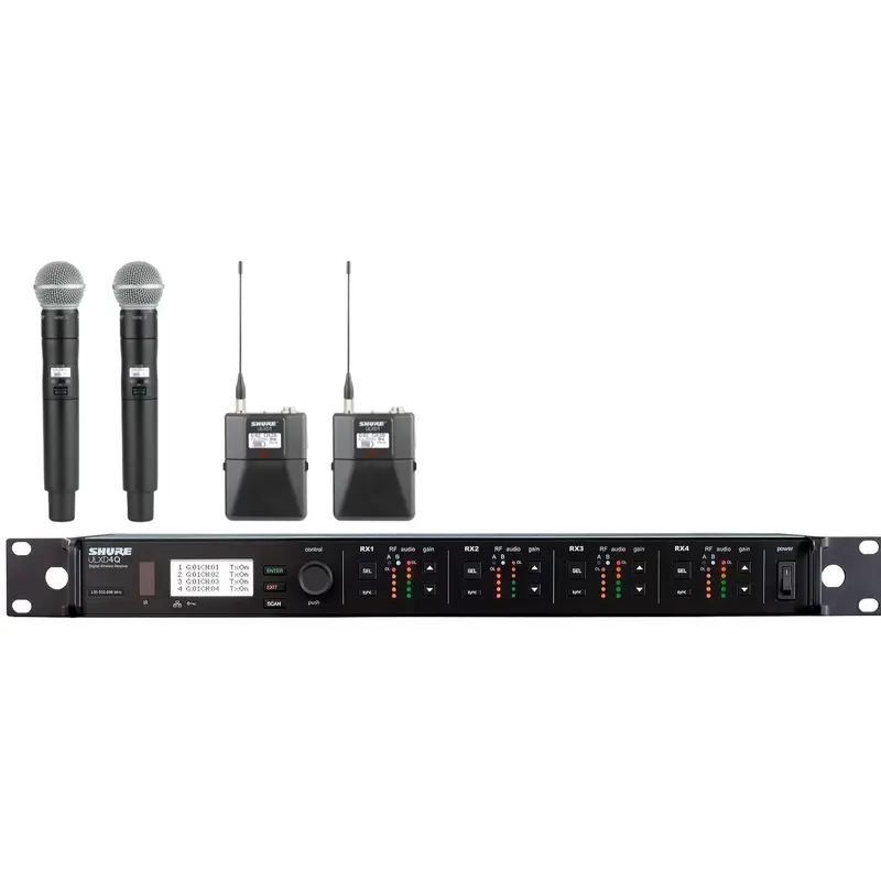 Shure ULXD4Q H50 Quad channel receiver Used Package