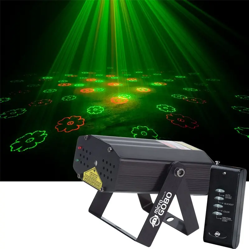 American DJ Micro Gobo Red & Green Laser with Remote
