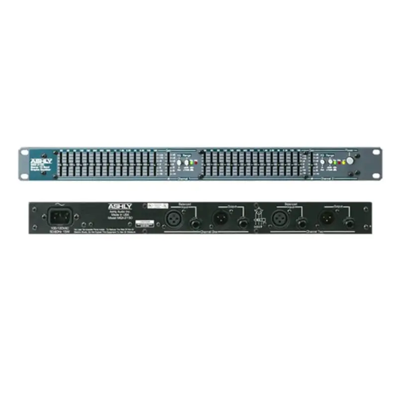 Ashly MQX2150 Dual 15-Band 2/3 Octave Graphic EQ