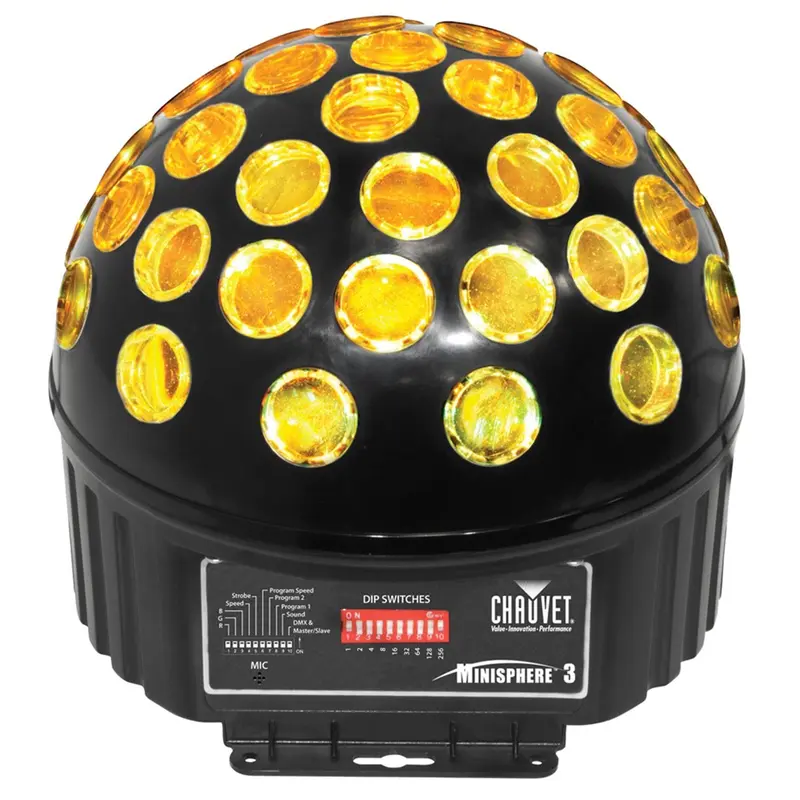 Chauvet Minisphere 3 RGB LED Mirror Ball Effect