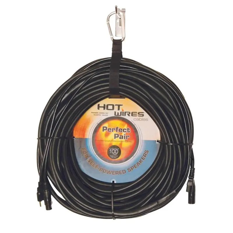 On Stage MP-COMBO75 75Ft Powered Speaker Combo Cable