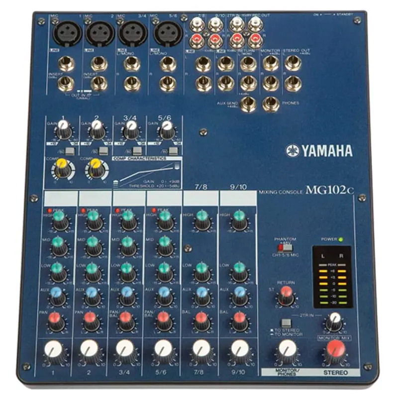 Yamaha MG102C 10Ch Pa Mixer with Compression