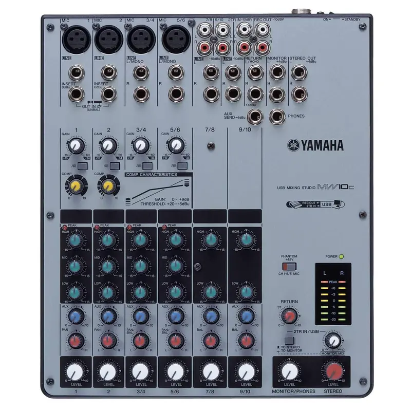 Yamaha MW10C 10 Ch Mixer With USB & Cubase AI4