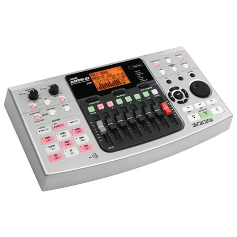 ZOOM MRS8 8-TRACK RECORDER with DRUM MACHINE