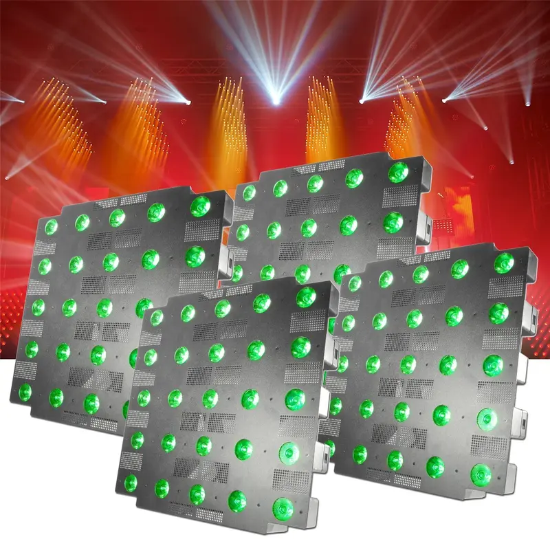 Chauvet Nexus AQ 5x5 LED DMX 4 Pack with Flight Case