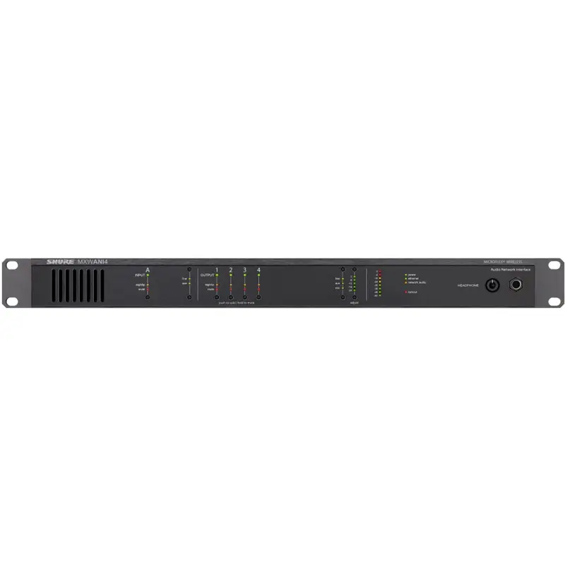 Shure MXWANI4 4-Ch Network interface