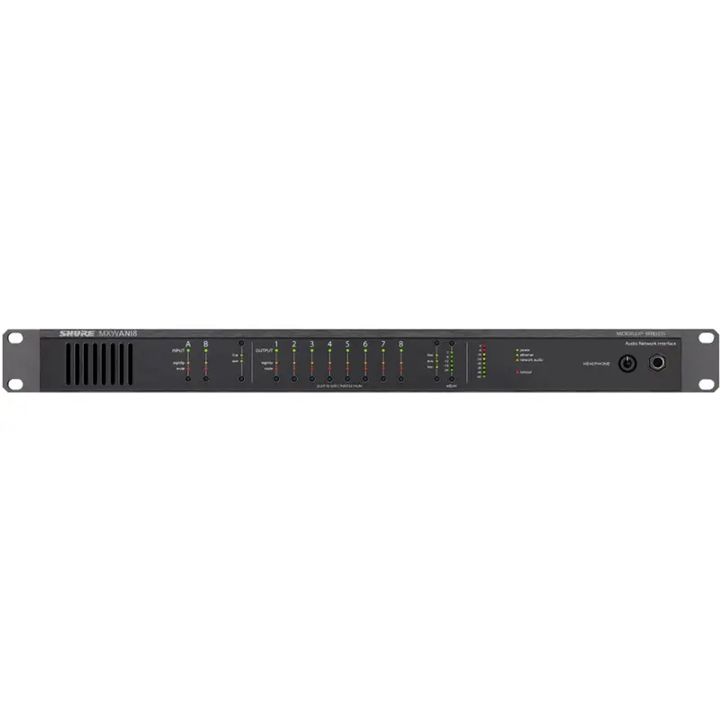 Shure MXWANI8 8-Ch Network Interface