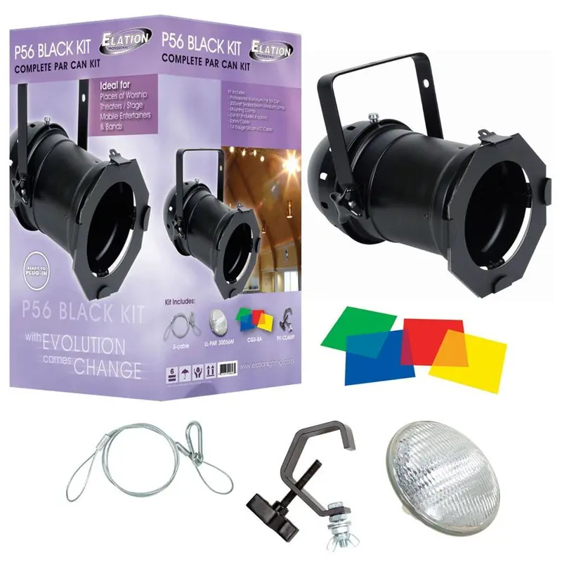 Elation P56BLACKKIT Par 56 Black Kit