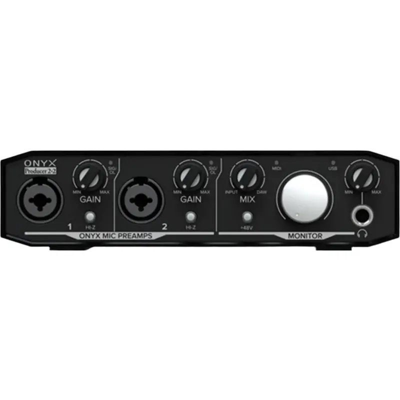 Mackie Onyx Producer 2-2 2x2 USB Audio Interface with MIDI