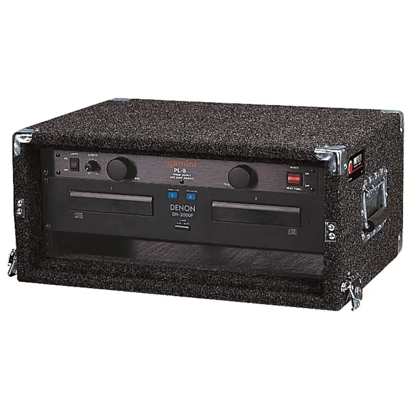 Odyssey Heavy Duty 4 Space Rack Case-Black