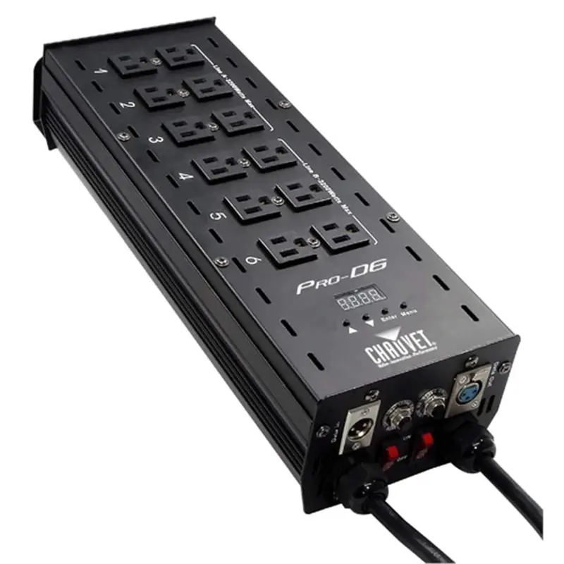 Chauvet DJ Pro-D6 6-Channel DMX Dimmer / Switch Pack