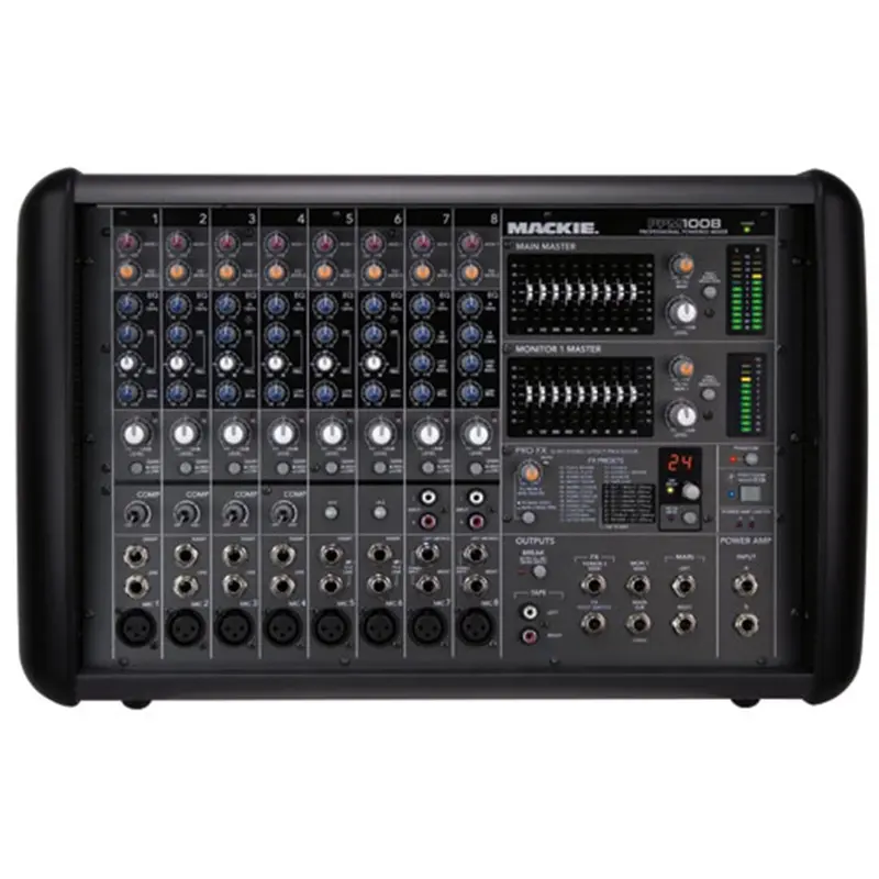 Mackie PPM1008 8ch 1600W Ultra Light Powered Mixer