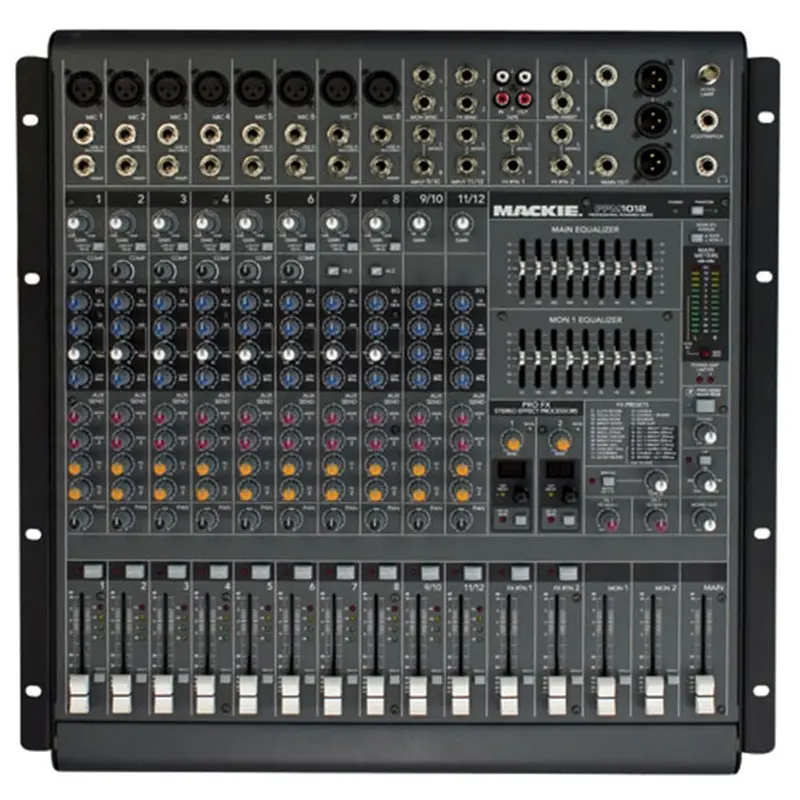 Mackie PPM1012 12ch 1600W Powered Desktop Mixer