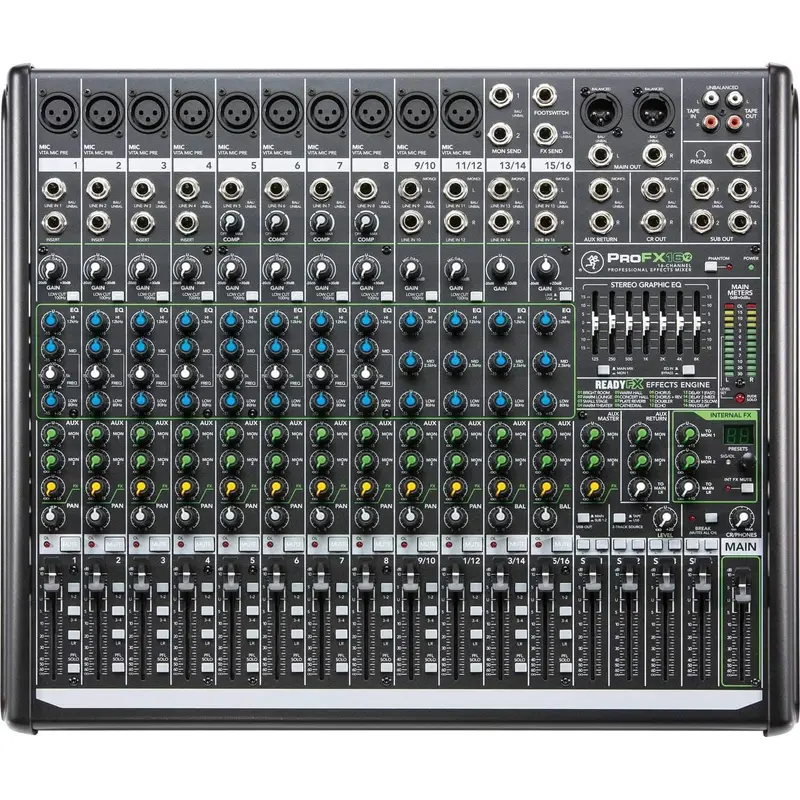 Mackie ProFX16v2 16-Channel 4-Bus Mixer with USB