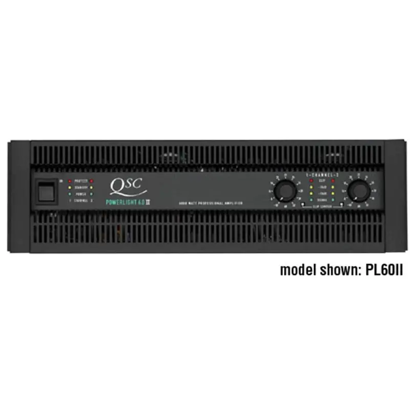 QSC PL38X Powerlight Series Power Amp Split Mode