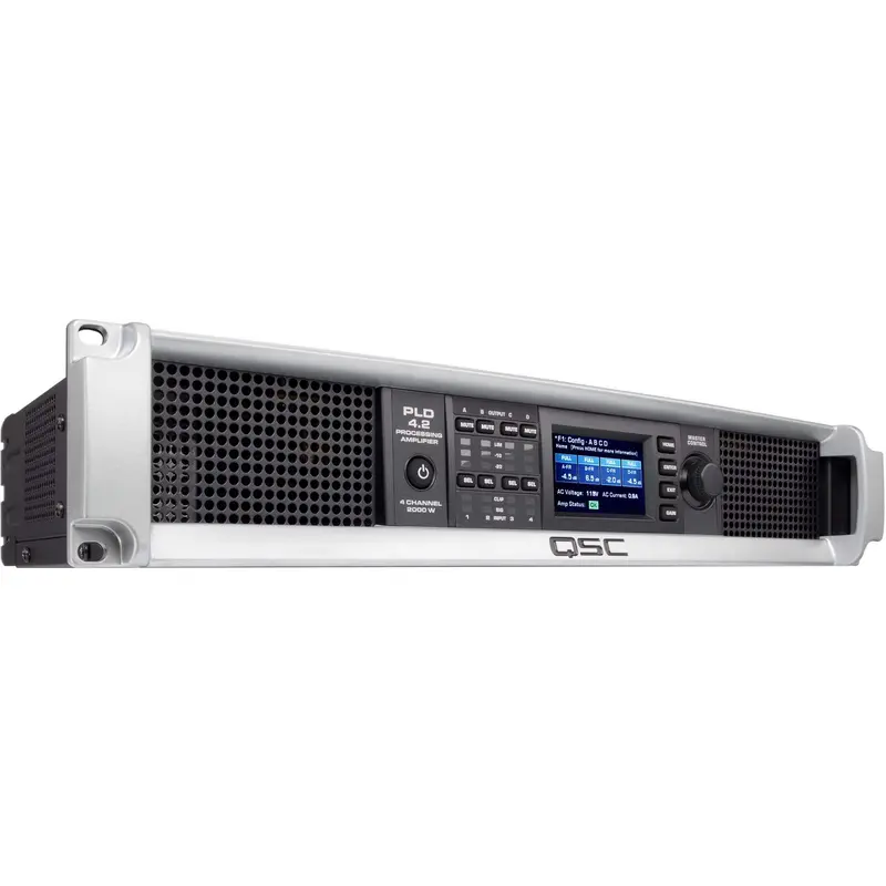 QSC PLD4.2 4-Channel 400W DSP Power Amplifier
