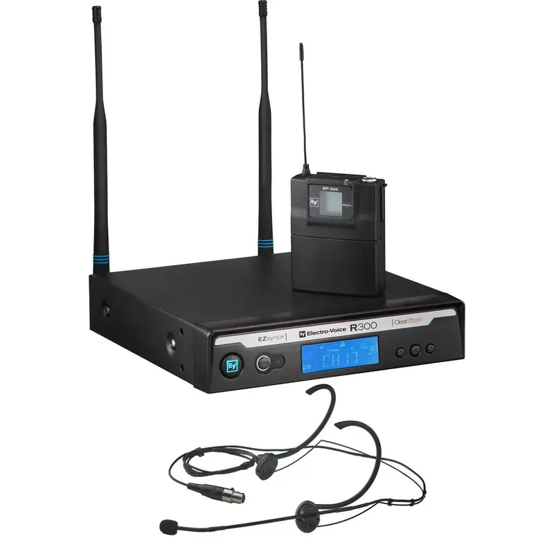 Electro-Voice R300-E-B Headworn Wireless System with Case