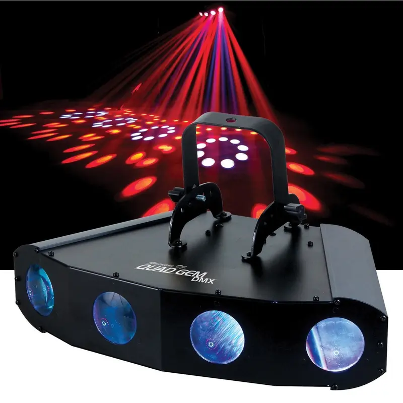 ADJ American DJ Quad Gem DMX Moonflower LED Light