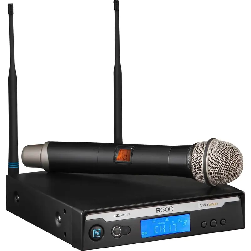 Electro-Voice R300-HD-B Handheld Wireless System with Case