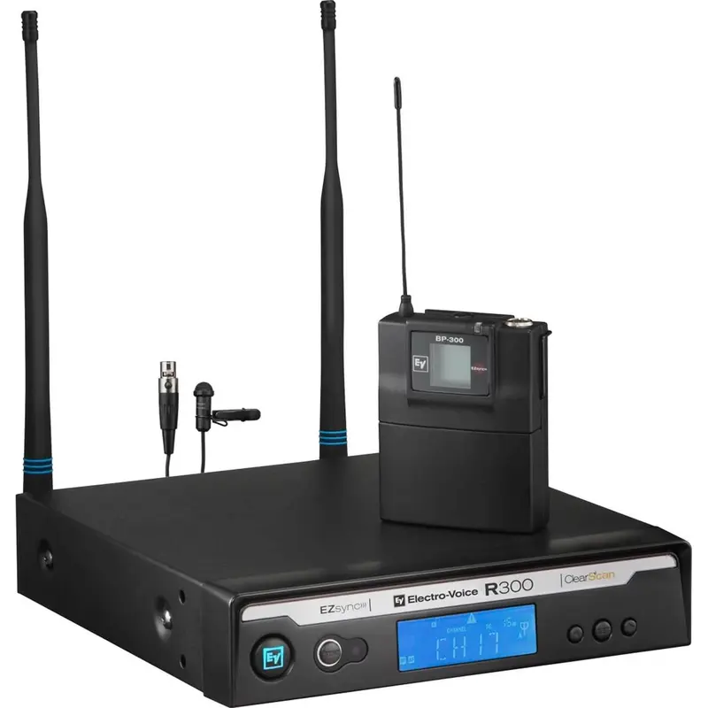 Electro-Voice R300-L-B Uni-Lapel Wireless System with Case