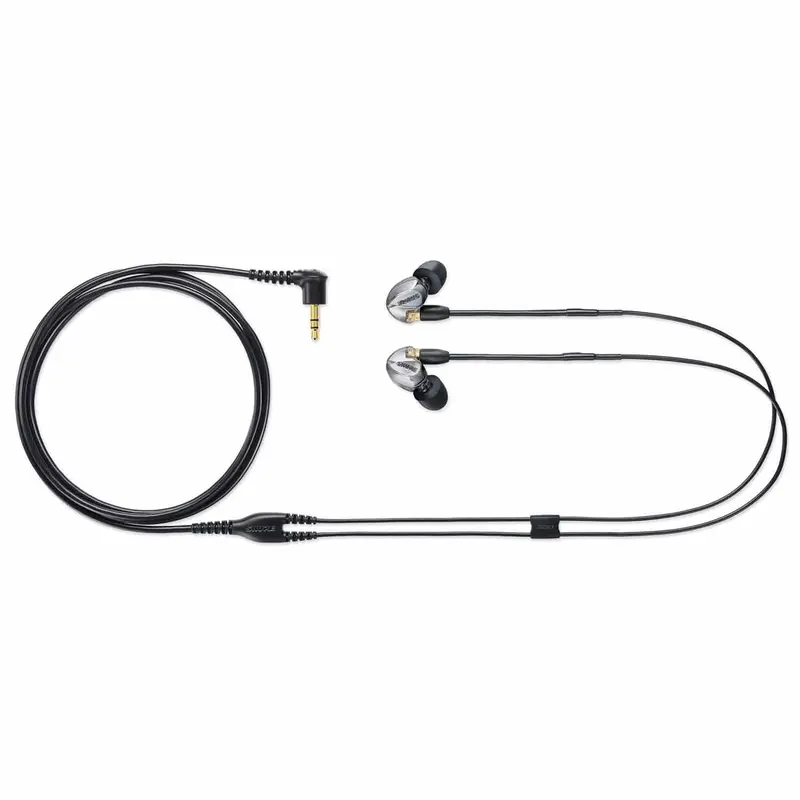 Shure SE425-V Dual Driver Earphones - Metallic Silver
