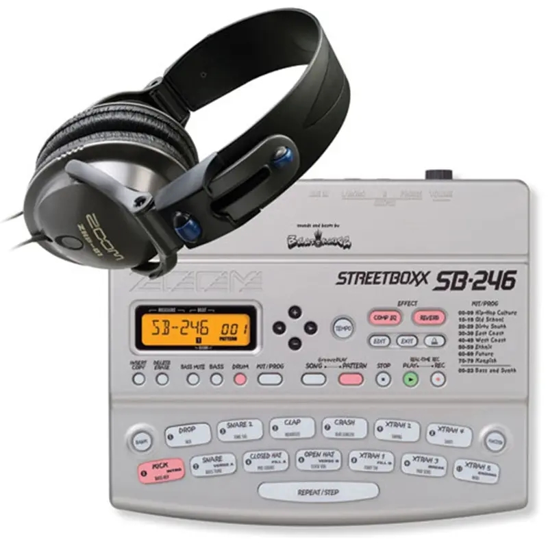 Zoom SB246BT Drum Machine with AC Adapt & Headphones