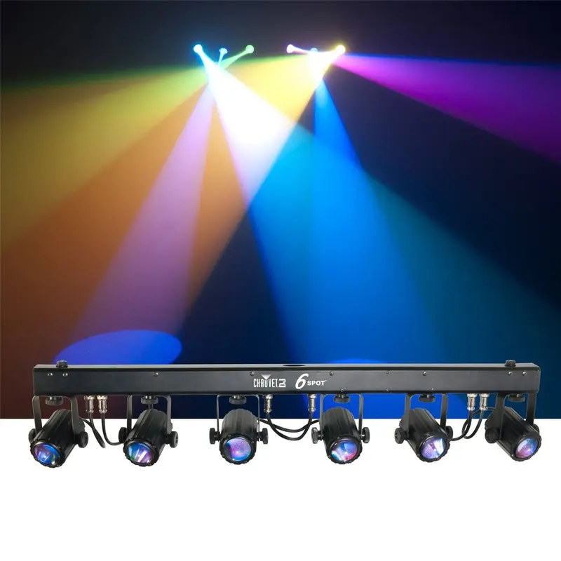 Chauvet 6SPOT RGB LED Spot Light Bar System with Bag