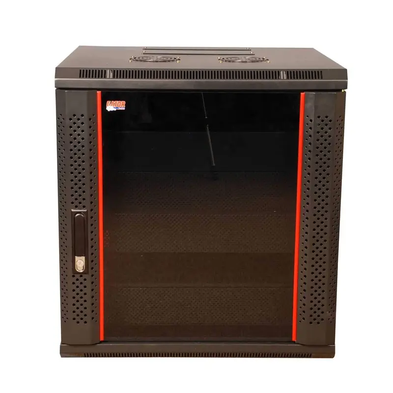 Gator 9 Space Sectional Wall Mount Rack - Glass