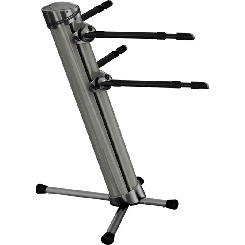 Ultimate AX90P Apex Column Keyboard Stand-Pewter