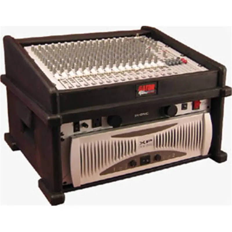 Gator GDJ8X4 8X4 Slant Top Mix Station Rack Case