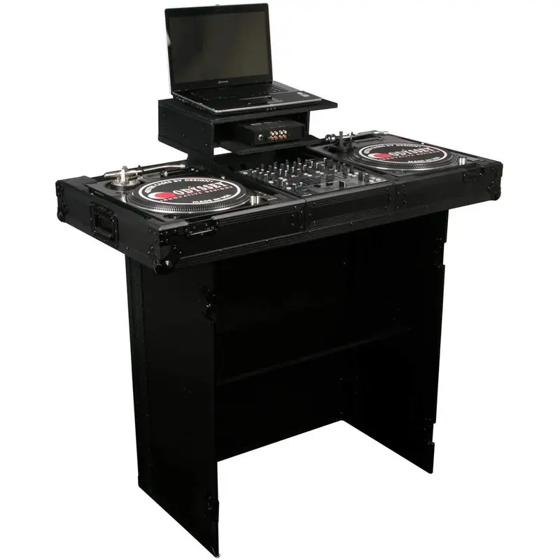 Odyssey FZF3336BL Folding DJ Stand & Facade