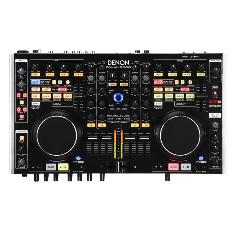 Denon DJ DN-MC6000 DJ Mixer and Controller with I/O