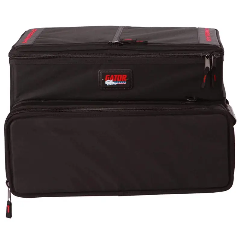 Gator GWIRELESS3GO 3U Rack Case For 4 Wireless Mic