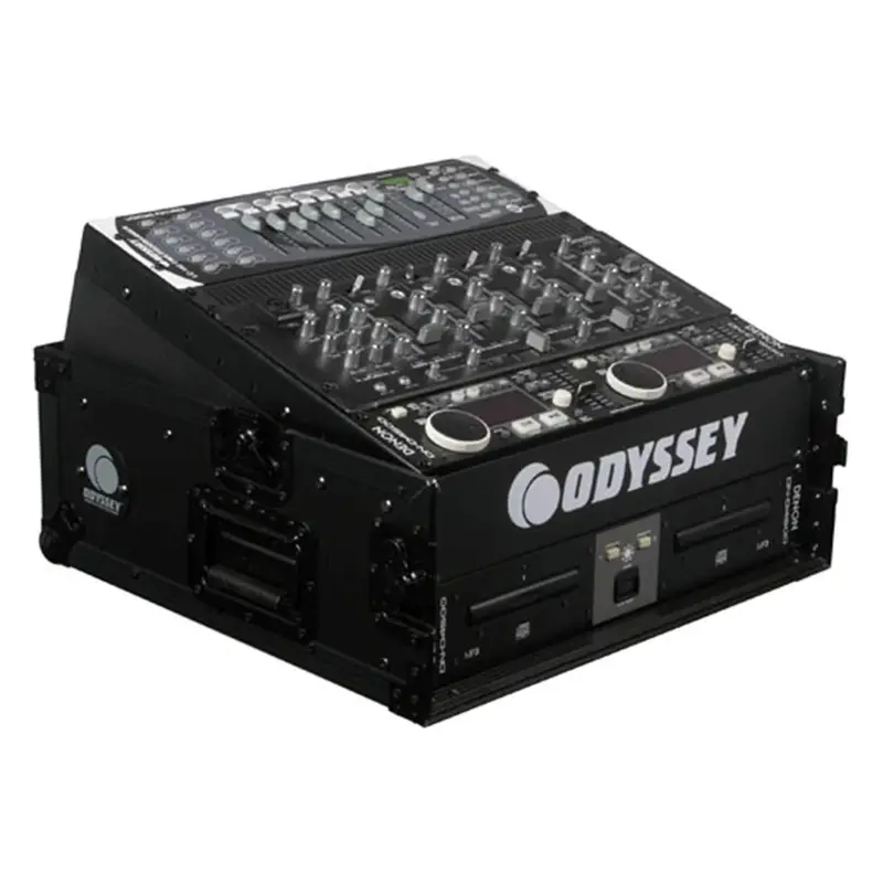 Odyssey FZ1002-BL Combo Rack 10u Top & 2u Bottom