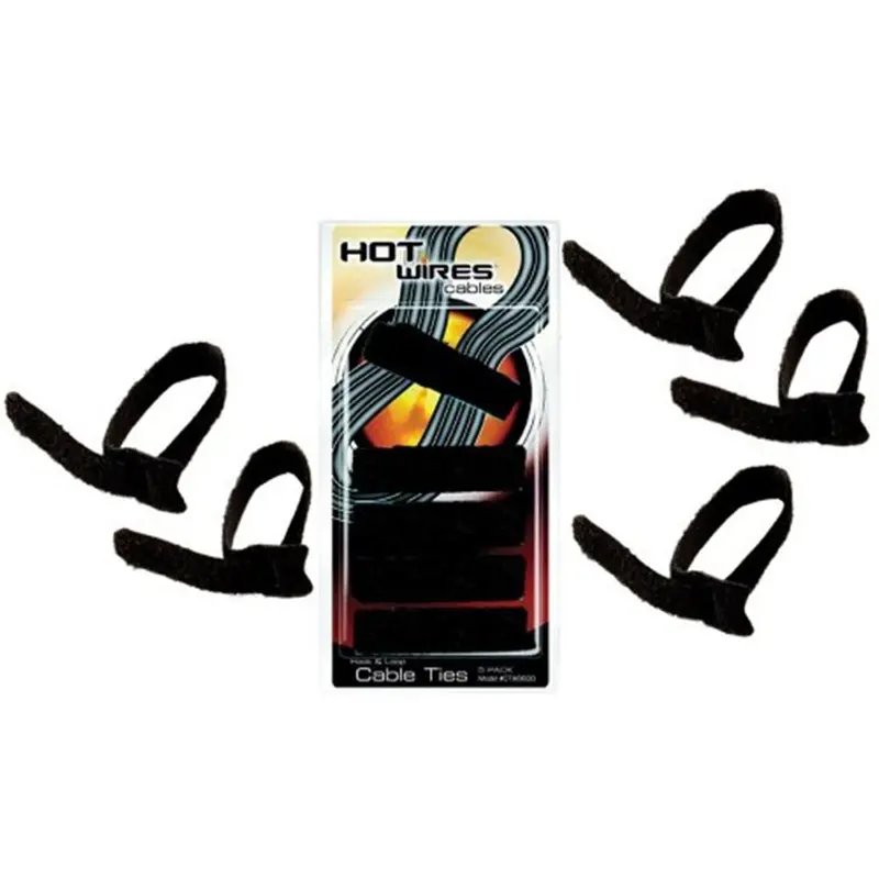 On-Stage CTA6600 5 Pack of Cable Ties - Black