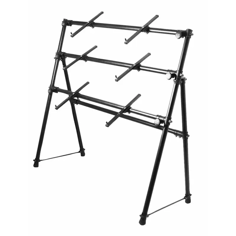 On Stage KS7903 Dlx 3 Tier A Frame Keyboard Stand