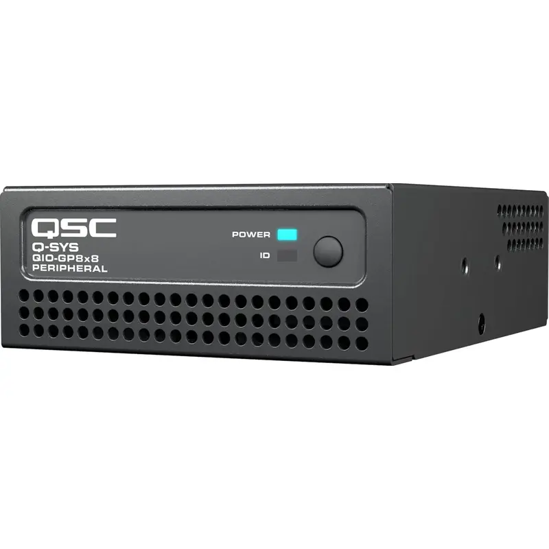 Q-SYS QIO-GP8x8 8x Logic-in and 8x Logic-out Q-SYS Network I/O Expander
