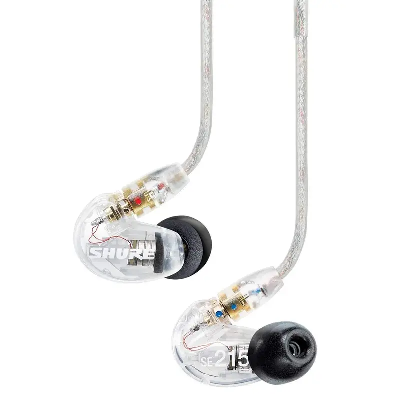 Shure SE215CL Sound Isolating Full Range Earphones (Clear)