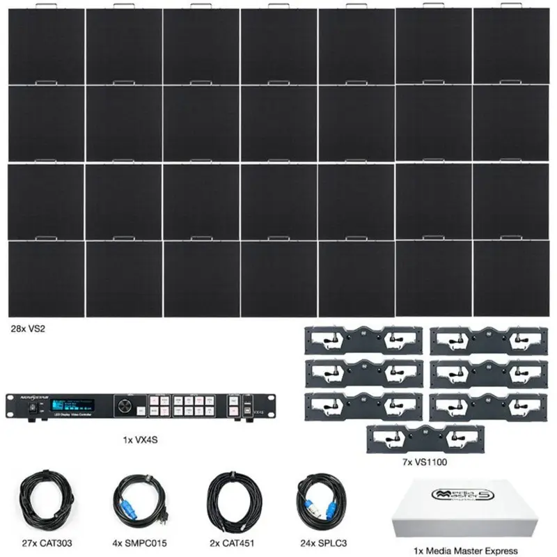 ADJ American DJ VS2-7X4 ArKaos Video Panel System with 28x VS2 LED Panels