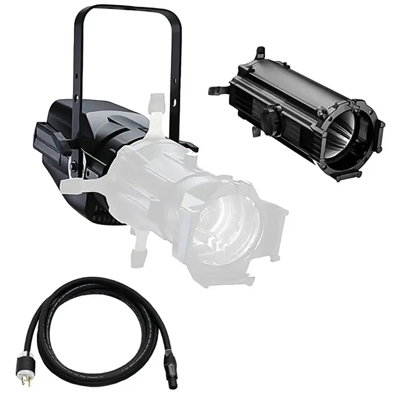 ETC ColorSource Spot V Light Engine with Multiverse / 15-30 Degree Zoom Lens Tube - Black