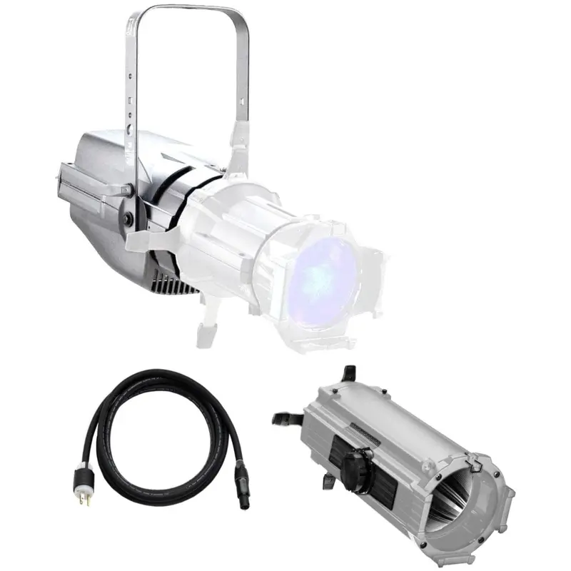 ETC ColorSource Spot V Light Engine with Multiverse / 15-30 Degree Zoom Lens Tube - Silver