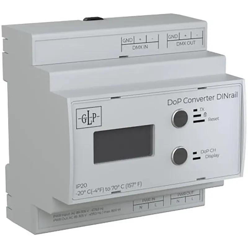 GLP 78161 DoP Converter TX 512 Channel / RX 24 Channel DIN Rail
