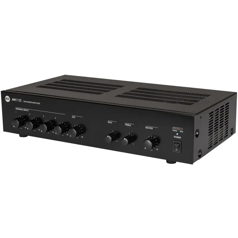 RCF AM 1125 5 Channel Digital Mixer / Amplifier - 160 Watt RMS