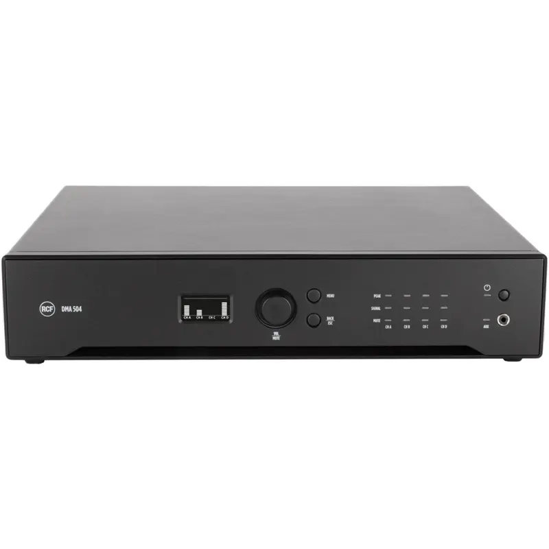 RCF DMA 504 4 Channel Digital Matrix Power Amplifier - 4x 500 Watt
