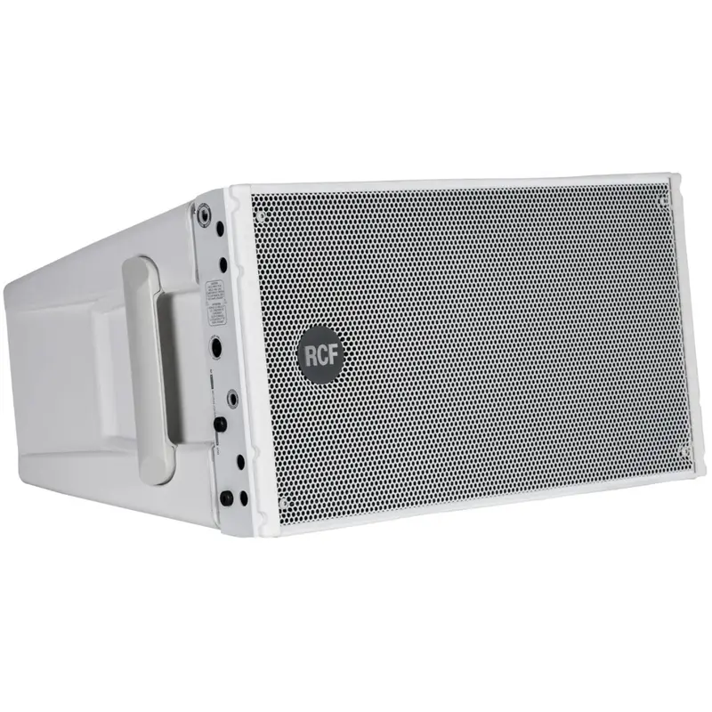 RCF HDL10-A-W Active 2-Way Dual 8-Inch Line Array Speaker - White