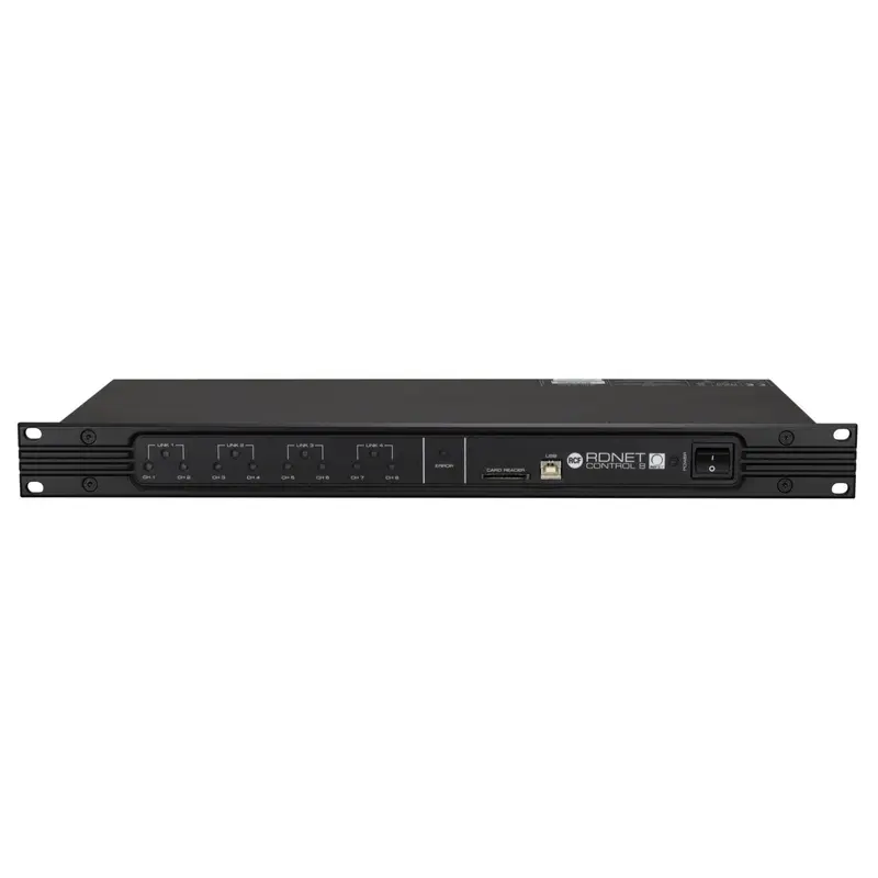 RCF RDNET-8 Control 8 Interface - 8 Channel / 36 Units Per Channel / 1SP Rack